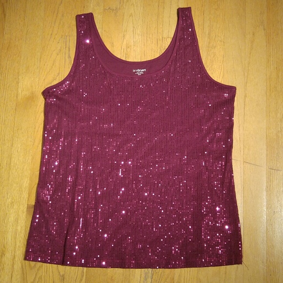 Lane Bryant Tops - 🔴 3/$10 Purple sequins tank size 18/20